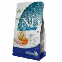 Farmina (Фарміна) N&D Ocean Grain Free Kitten Cod, Shrimp, Pumpkin & Cantaloupe Melon Беззерновий сухий корм з тріскою для кошенят img