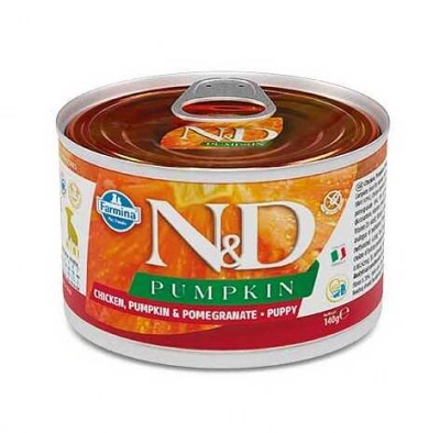Farmina (Фарміна) N&D Prime Grain Free Puppy Mini Chicken, Pumpkin & Pomegranate Беззерновий консервований корм з куркою, гарбузом та гранатом для цуценят дрібних порід
