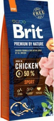 Brit Premium (Бріт Преміум) Dog Sport Сухий корм для активних собак з куркою