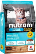 Nutram (Нутрам) I12 Weight Control Сухий корм для котів і кішок при ожирінні і контролю ваги img