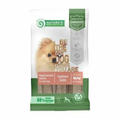 Natures Protection (Натур Протекшн) Dog Adult Comfort Calm Poultry Ласощі з м'ясом птиці для зниження стресу в дорослих собак різних порід