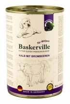 Baskerville (Баскервіль) Super Premium Беззернові консерви для цуценят з телятиною та ожиною 400 гр img