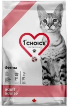 1st Choice (Фест Чойс) Adult Derma 1,8 кг Сухий дієтичний корм з лососем для котів і кішок з гіперчутливою шкірою img