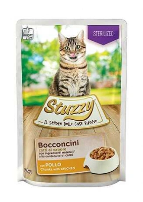 Stuzzy (Штузі) Cat Sterilized Chicken Вологий корм з куркою для стерелізованих кішок та кастрованих котів, соус
