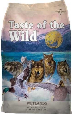 Taste of the Wild (Тейст оф зе Вайлд) Wetlands Беззерновий корм для собак з м'яса качки, перепелів і індички