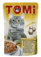 Tomi (Томі) Poultry & Rabbit Вологий корм з домашнім птахом і кроликом для котів, соус