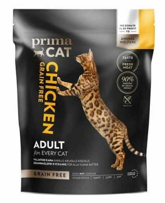 PrimaCat (ПрімаКет) Grain Free Adult Chicken Беззерновий корм для котів і кішок з куркою