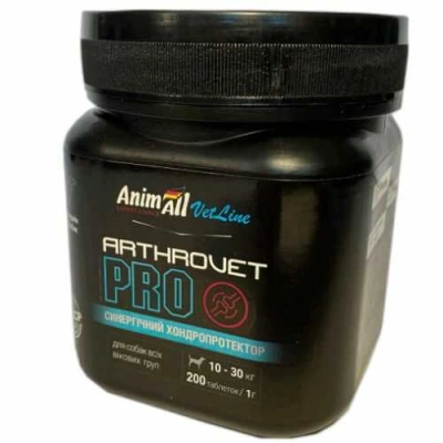 AnimAll (ЕнімАлл) VetLine Arthrovet PRO Dog Medium Вітамінно-мінеральний комплекс для здоров'я суглобів середніх порід собак