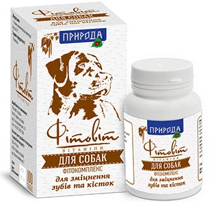 Природа Фітовіт Фітокомплекс для зміцнення зубів та кісток собак