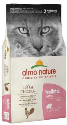 Almo Nature (Альмо Натюр) Holistic Kitten With Fresh Meat Chicken 2 кг Беззерновий корм зі свіжою куркою для кошенят