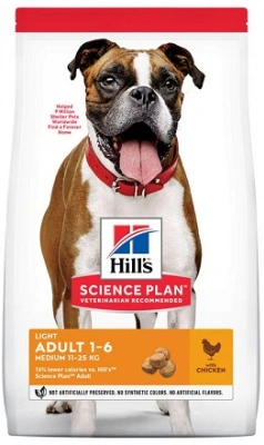 Hills (Хіллс) Light Низькокалорійний корм для собак з надмірною вагою і ожирінням