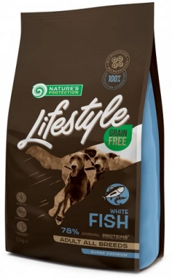 Natures Protection (Натур Протекшн) Lifestyle Grain Free White Fish Adult Беззерновий корм для собак з білою рибою