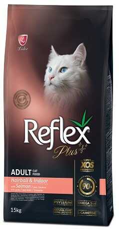 Корм для котів Reflex Plus Adult Cat Hairball Salmon