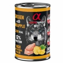 Alpha Spirit (Альфа Спирит) Dog Adult Chicken & Paineapple Влажный корм с курицей и ананасом для взрослых собак разных пород Alpha Spirit (Альфа Спіріт) Dog Adult Chicken & Paineapple Вологий корм з куркою і ананасом для дорослих собак різних порід img