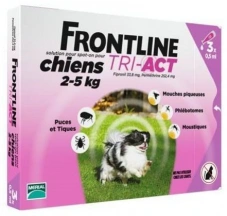 Frontline by Merial (Фронтлайн) Tri-Act Краплі для собак від бліх, вошей, кліщів та комарів img