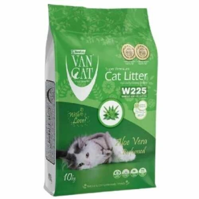 VanCat (ВанКет) Super Premium Cat Litter Aloe Vera Perfumed Бентонітовий наповнювач з ароматом алое вера для котячого туалету