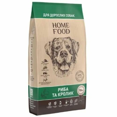 Home Food (Хоум Фуд) Dog Adult Medium Hypoallergenic Fish & Rabbit Гіпоалергенний сухий корм з рибою і кроликом для дорослих собак середніх порід