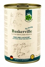 Baskerville (Баскервіль) Holistic Беззернові консерви для собак з яловичиною та лососем