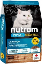 Nutram (Нутрам) T24 Total Grain Free Holistic Salmon & Trout Беззерновий гіпоалергенний корм для котів і кішок з лососем і фореллю img
