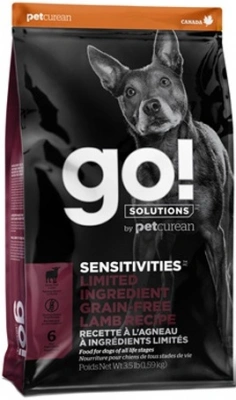 GO! (ГОУ) Sensitivities Grain Free Lamb Беззерновий корм для собак з чутливим травленням з ягням