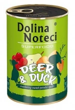 Dolina Noteci (Доліна Нотечі) Premium Superfood Консерви з олениною та качкою для собак