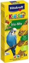 Vitakraft (Вітакрафт) Kracker Trio Mix Ласощі-крекер для хвилястих папуг з бананом, паприкою та ківі img