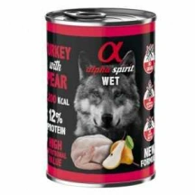 Alpha Spirit (Альфа Спіріт) Dog Adult Turkey & Pear Вологий корм з індичкою і грушею для дорослих собак різних порід img