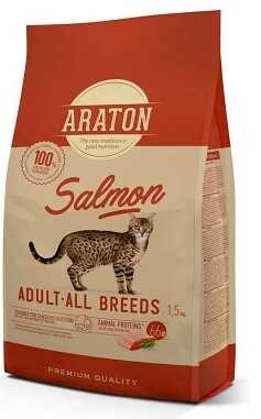 Сухий корм Araton (Аратон) Cat Adult Salmon Adult All Breeds