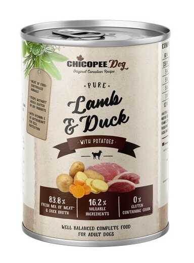 Chicopee Dog Adult Pure Lamb & Duck