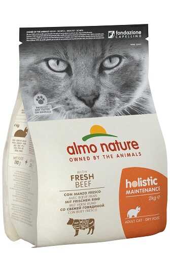 Сухий корм Almo Nature Holistic Cat With Fresh Meat Beef