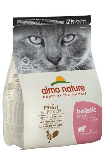 Сухий корм Almo Nature Holistic Kitten With Fresh Meat Chicken