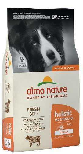 Сухий корм Almo Nature Holistic With Fresh Meat Medium Adult Beef