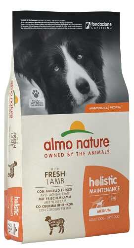 Сухий корм Almo Nature Holistic With Fresh Meat Medium Adult Lamb