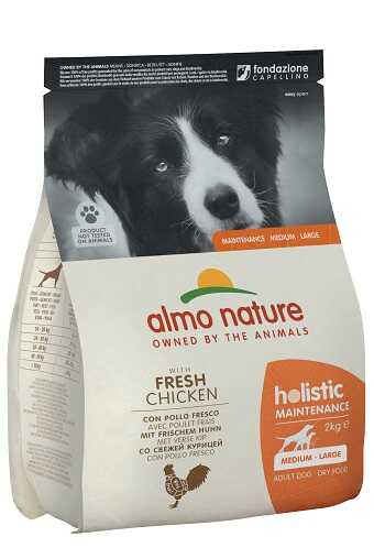 Сухий корм Almo Nature Holistic With Fresh Meat Medium & Large Adult Chicken