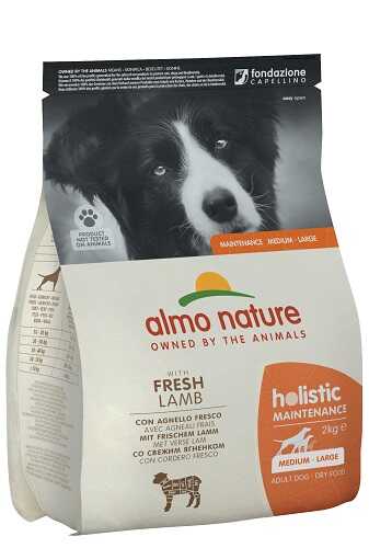 Сухий корм Almo Nature Holistic With Fresh Meat Medium & Large Adult Lamb