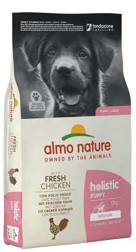 Сухий корм Almo Nature Holistic With Fresh Meat Puppy Medium Chicken