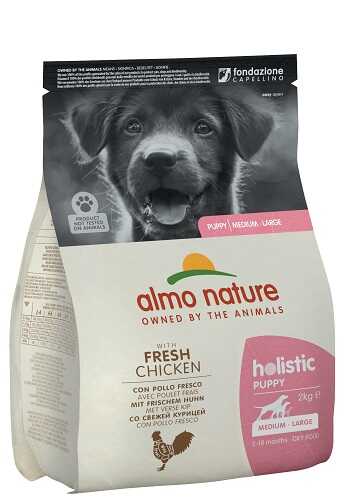 Сухий корм Almo Nature Holistic With Fresh Meat Puppy Medium & Large Chicken