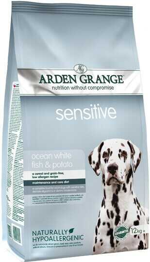 Сухой корм Arden Grange (Арден Гранж) Sensetive Ocean White Fish Potato