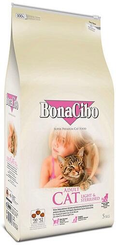 Сухий корм BonaCibo Adult Cat Light & Sterilised