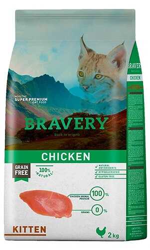 Корм для кошенят Bravery Kitten Chicken