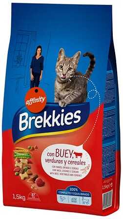 Brekkies (Брекіс) Cat Beef корм для котів купити