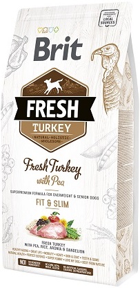 Сухий корм Brit Fresh (Брит Фреш) Light Fit Turkey & Pea