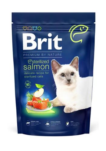 Сухий корм Brit Premium by Nature Cat Sterilized Salmon