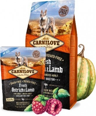 Сухий корм Carnilove (Карнілав) Adult Small Breed Frech Ostrich & Lamb