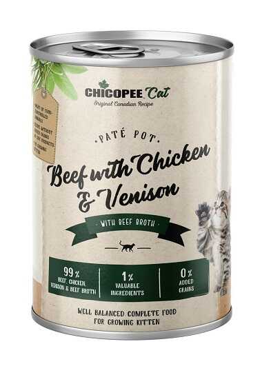 Chicopee Cat Kitten Pate Beef & Chicken & Venison