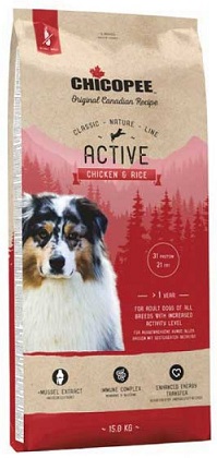 Сухий корм Chicopee CNL Adult Active Chicken & Rice