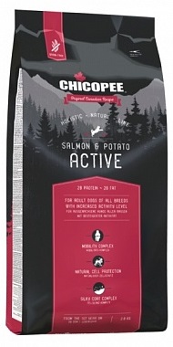 Сухой корм Chicopee Holistic Active Salmon & Potato