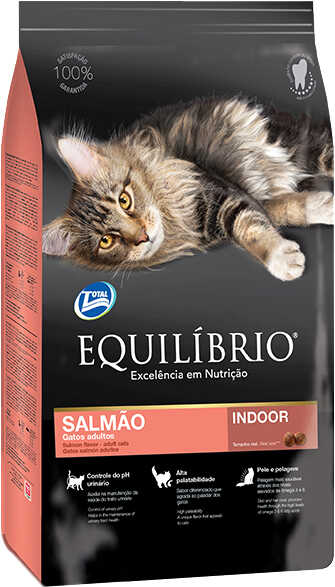 Сухий корм Equilibrio Cat Adult Salmon Indoor