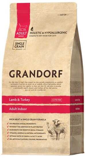 Сухий корм Grandorf Lamb & Rice Adult Indoor Cat