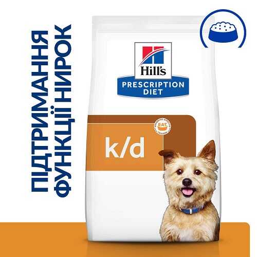 Сухий лікувальний корм Hill's Prescription Diet k/d Kidney Care